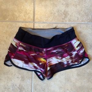 Lululemon speedshorts! Multi-Color. Super comfy!